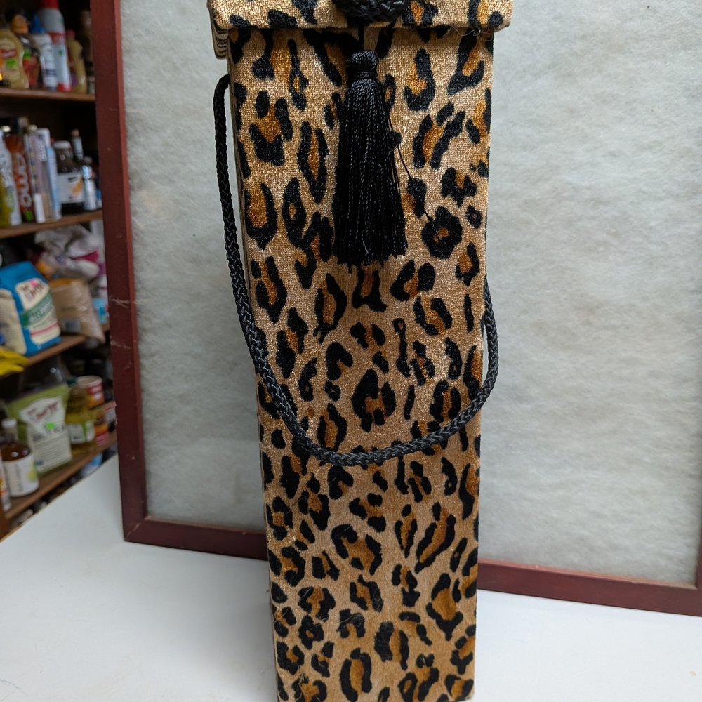 Leopard Print Velvet Gift Box